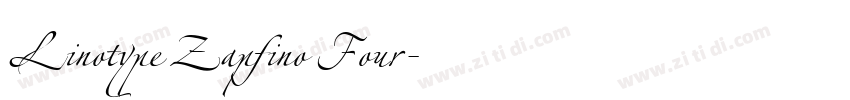 LinotypeZapfino Four字体转换